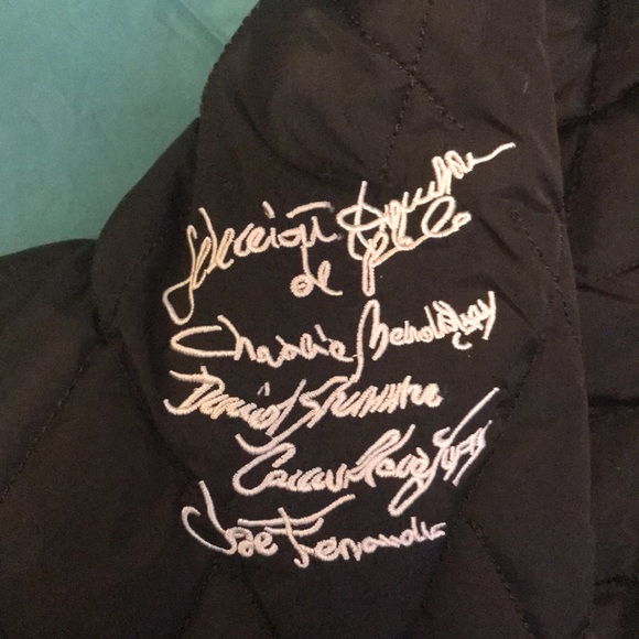 Rare Argentina Polo Team quilted down filled jacket. Genuine. Rare. Mint. Mens. - Picture 9 of 16